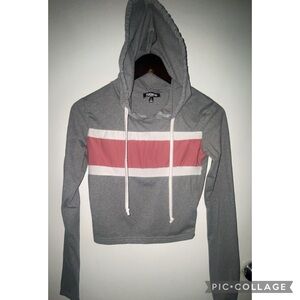 Feathers Gray Hoodie
